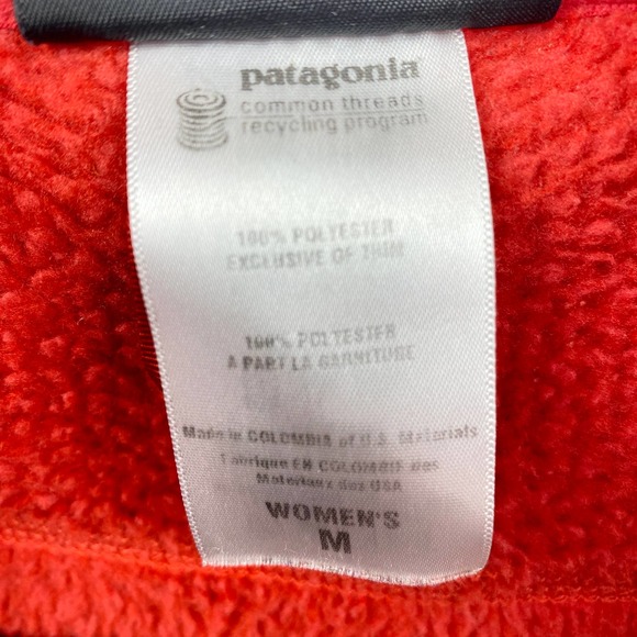 Patagonia R2 High Loft Polartec Thermal Vest Red Womens Size M Tomato Red - Picture 10 of 13
